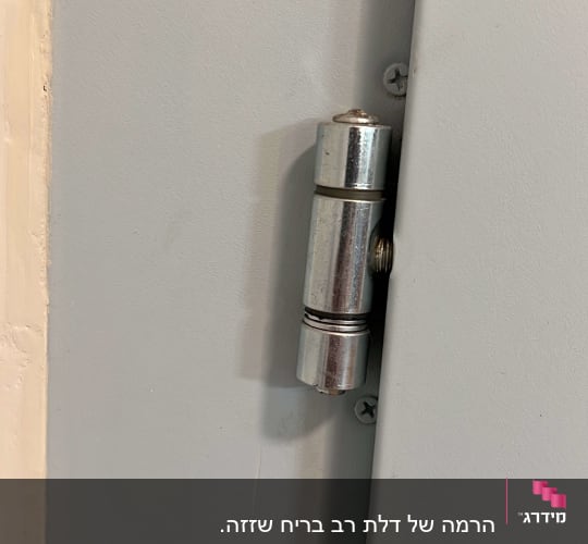 ציר מתכת לדלת עם ברגים